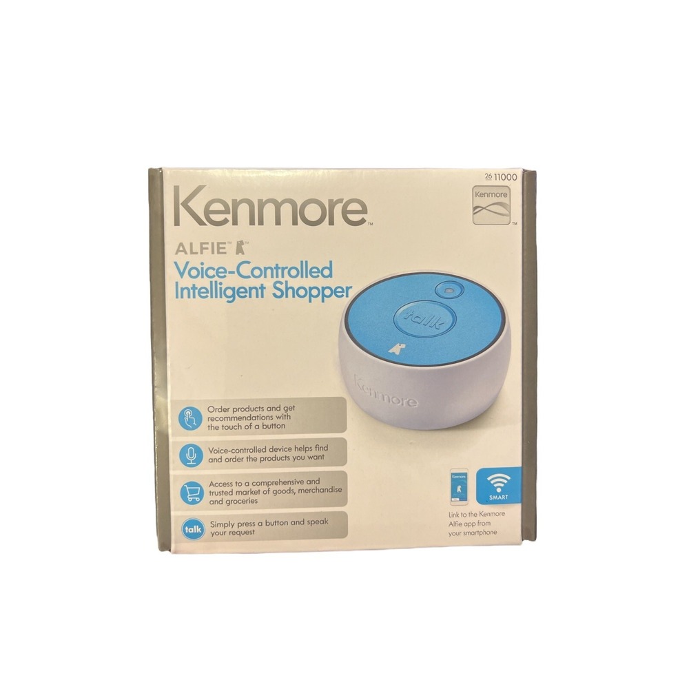 Kenmore Alfie Voice-Controlled Intelligent‎ Shopper New Factory Sealed